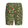 thumbnail image 2 of Lsque Christmas Hat sock Mens Sleep Pajama Shorts,Short Pajama Pants, Cotton Ultra-Soft Knit-3X-Large, 2 of 9
