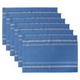 thumbnail image 1 of Set de Individuales DII Rayas Francesas 33x48 cm Azul 6 Piezas, 1 of 3