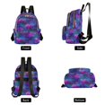 thumbnail image 4 of FORMRS Mini Backpack Purse for Women Quilted Travel Daypack Casual Shoulder Bag, Purple Galaxy Pattern, 4 of 7
