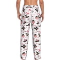 thumbnail image 3 of Picia Dachshund Dog Puppy Mens Soft Woven Cotton Elastic Waistband Sleep Pajama Pant Lounge Sleep Pant With Pockets And Drawstring-XX-Large, 3 of 9
