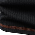 thumbnail image 3 of HomeDM Collared V-Neck Shirts for Men Short Sleeve Button Summer Golf T-Shirt for Casual Work, Black Size M, 3 of 8