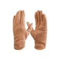 thumbnail image 2 of Spencer Womens Winter Warm Gloves with Touch Screen Texting Fingers, Fleece Lined Windproof Thermal Gloves, Khaki, 2 of 9