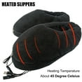thumbnail image 3 of comerut 1Pair Heated Slippers Washable Warm Plush USB 5V Heating Slippers for Indoor, 3 of 8