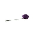 thumbnail image 2 of PinMart's Silk Flower Stick Boutonniere lapel Pins - Select your color, 2 of 2