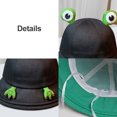 thumbnail image 3 of Lindo sombrero de pescador con forma de rana para niños, con circunferencia de la cabeza de 48 a 52 cm, protector solar de verano, 3 of 5