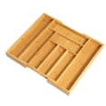thumbnail image 3 of cubertero para cajones de bambú extensible hasta 7 9 compartimentos 33,7 x 44,5 cm / 50 x 44,5 cm Útil cubertero para cocinas cubertero para cajones para, 3 of 5