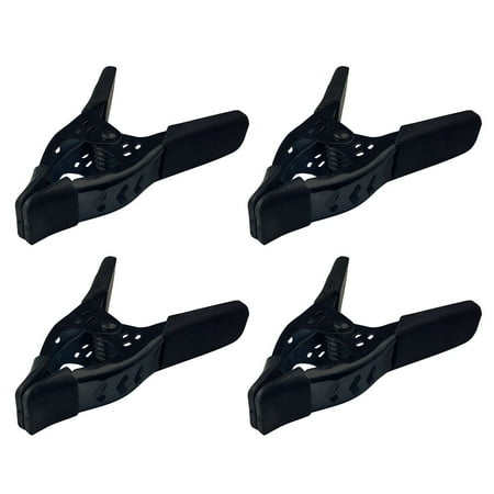 Spring Clamps Black Lot of 4 - 6