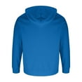 thumbnail image 3 of Mens Half Zip Hoodies Top Casual Solid Long Sleeve Sports Pullover Lightweight Waffle Blouse, 3 of 5