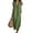 Army Green, variant on longantii Summer Dresses for Women 2026 Sleeveless V Neck Ruffle Cap Sleeve Long Dress with Pockets Beach Vacation Outfits White XL
