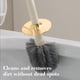 thumbnail image 5 of Juego de Escobilla de Baño Yanyan Gold, Mango Desmontable, Cerdas de Goma Suave, Limpieza Sin Esquinas Muertas, Organización Del Baño, Solución Higiénica, Cuidado Completo Del Inodoro, 5 of 6