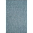 thumbnail image 1 of Safavieh Courtyard Collection Indoor/Outdoor Area Rug, Navy and Grey, 4' x 5'7', 1 of 4