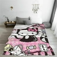 thumbnail image 2 of Cute Throw Blanket for Women Girl Kawaii Flannel Blanket Super Soft Warm Towel Blanket for Couch Sofa Bed Living Room 40x50 in, 2 of 6