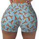 thumbnail image 2 of Fotbe Funny Lobsters Shorts Sin Costuras – Shorts Deportivos de Cintura Alta para Mujer, Elásticos para Gimnasio, Yoga, Running o Ciclismo-XX-Large, 2 of 8