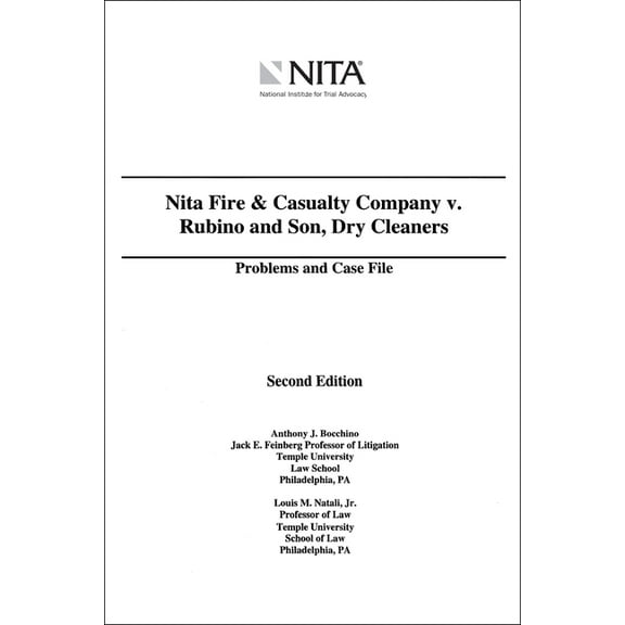 NITA Nita Fire v. Rubino: Case File, (Paperback)