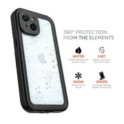Body Glove Tidal Waterproof Phone Case for iPhone 15 - Black/Clear