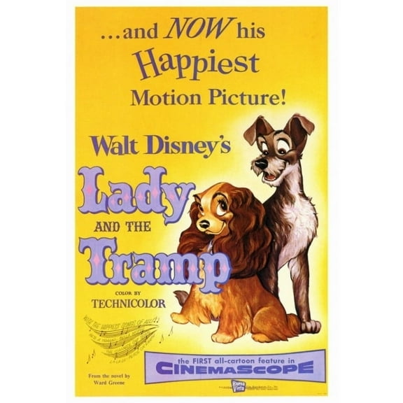 Lady and the Tramp Movie Poster Print (27 x 40) - Item # MOVCF1341