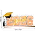 thumbnail image 3 of Graduation Decorations 2026, Grad Cap Decorations, 11X3.5inWooden Table Decor, Graduation Centerpieces, Grad Party Decorations, Graduation Gift, Light Brown 1 Pc, 3 of 9