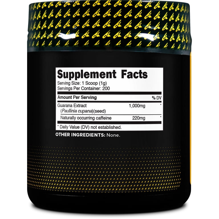 Guarana Pur 1500mg - 120 Capsules Vita World - Fabriqué En Allemagne, Source De Caféine