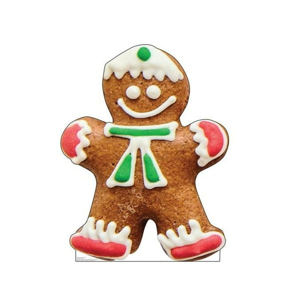 50 x 39 in. Gingerbread Man Cookie Cardboard Cutout