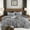 A-Charcoal Grey, variant on 7 Pieces Charcoal Grey King Comforter Set ,Textured Design Grey Crinkle Bed in A BagBedding Set,for Men Women with Comforter Sheets Pillowcases Shams