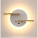 thumbnail image 3 of Luz LED de pared interior blanca arena 30*19*12CM con puerto USB lámpara de pared moderna con interruptor lámpara de lectura lámpara de noche luz de noche, 3 of 3