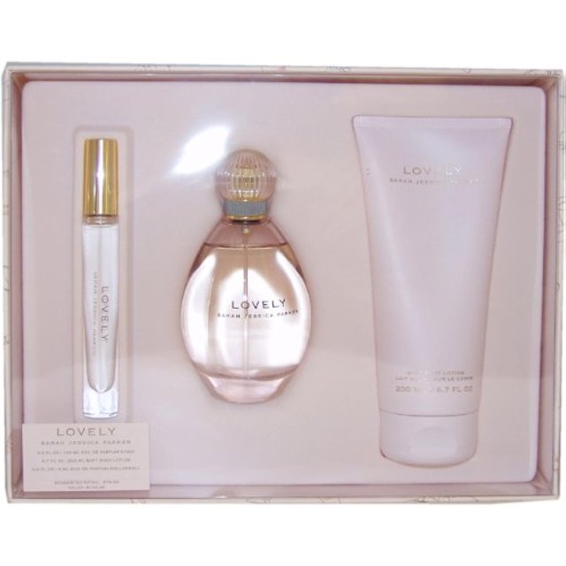 Set de regalo Perfume Sarah Jessica Parker Lovely, 3 unidades de 100 ml