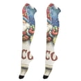 thumbnail image 7 of Christmas Gnomes Welcome Womens Thigh High Stocks Over Knee High Socks Thigh Tigh Boot Stockings, 7 of 7