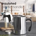thumbnail image 5 of Candle Making Pouring Pot, 32oz Stainless Steel Wax Melting Pot with Heat-Resistant Handle, Double Boiler Candle Making Pitcher with Dripless Pouring Spout Design Silver, 5 of 5