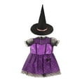 thumbnail image 3 of Vestido de Muñeca para Niña de 18 Pulgadas, Sombrero, Vestido de Fiesta, Traje de Tela Creativo, Disfraces de Muñecas de Halloween para Festival Estilo B, 3 of 8
