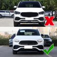 thumbnail image 3 of Rear Bumper Diffuser, Bumper Lip Spoiler Wear Resistant ABS Fashionable Look Quick Installation  for GLA-Class H247 AMG-Line GLA35 GLA45, 3 of 7
