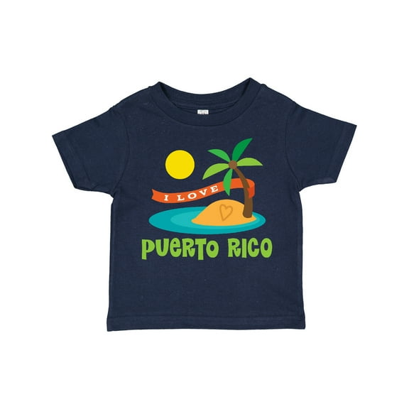 Inktastic I Love Puerto Rico Boys or Girls Toddler T-Shirt