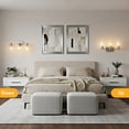 thumbnail image 2 of Deyidn 3-Light Modern Vanity Light - Wall Mounted Bathroom Mirror Lighting with Glass Shade, Farmhouse Style for Bedroom/Dressing Room, 2 of 11