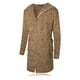 thumbnail image 2 of Chaqueta con capucha tipo cárdigan de longitud media para hombre con hebilla de cuerno Suéter grueso para hombre Suéter informal de talla grande, 2 of 5