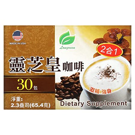 Corporation 2 In 1 Reishi Coffee  Reishi Mushroom & Columbian Coffee