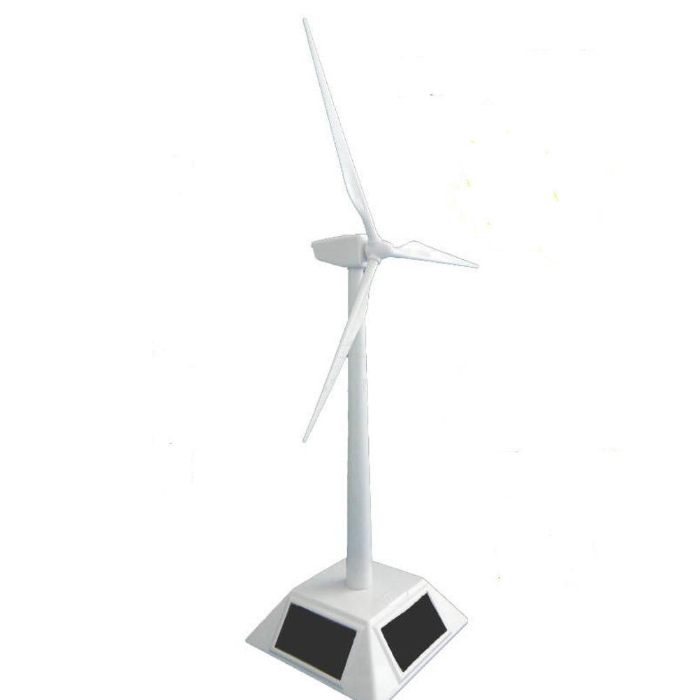 ABS Plastics Solar-powered Wind Turbine Model for Birthday Gift 