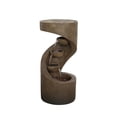 thumbnail image 2 of 32.25" LED Warm White Lights Spiral Cups Cascading Outdoor Garden Fountain, 2 of 2