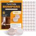 thumbnail image 1 of Topes de fieltro para puertas de gabinete FURNIMATE 10 mm 5 mm 100 piezas, 1 of 7