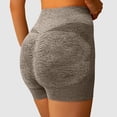 thumbnail image 2 of Womens Bermuda Shorts High Waist Compression Yoga Breathable See Through Fitness Enhancing Trendy Casual Shorts S-2XL, 2 of 7