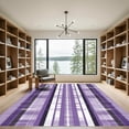 thumbnail image 2 of ODIKA 3'x5' Machine Washable Non-Slip Area Rug, Geometric Purple High Traffic Rug, Purple, 1077919, 2 of 7