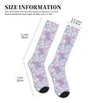 thumbnail image 4 of Pofeuu Tie Dye Print Compression Socks for Women & Men Circulation - Best Support for Nurses,Running,Athletic,Sports, 4 of 7