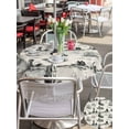 thumbnail image 5 of Outdoor Tablecloth with Umbrella Hole for Patio/Picnic/Party/Camping, Nautical Lighthouse Waterproof Table Cloth Round Cover Washable, Farmhouse Retro Ocean Ship Map (Dia 54"), 5 of 8