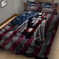thumbnail image 3 of Love Football - Personalized Football Quilt Set, 3 of 6