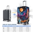 thumbnail image 4 of Pofeuu Fantasy Cosmic Landscape Print Luggage Suitcase Cover Protector Luggage Washable Covers Aesthetic for 18/24/28/32 inch Luggage（No luggage included）-X-Large, 4 of 7