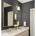 thumbnail image 3 of S4Sassy Peel & Stick Vinyl Wallpaper, Paisley Wall Paper Contact Paper Waterproof- Gray, 25"x120", Textured Finish, Removable Asian Style Covering for Home Decor in Bedrooms & Living Areas, 3 of 9