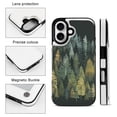 thumbnail image 3 of Compatible with iPhone 11 12 13 mini 14 15 16 Pro Max Plus Wallet Case with Card Holder, PU Leather Kickstand Card Slots Case ( Forest, iPhone 15 Pro Max), 3 of 7