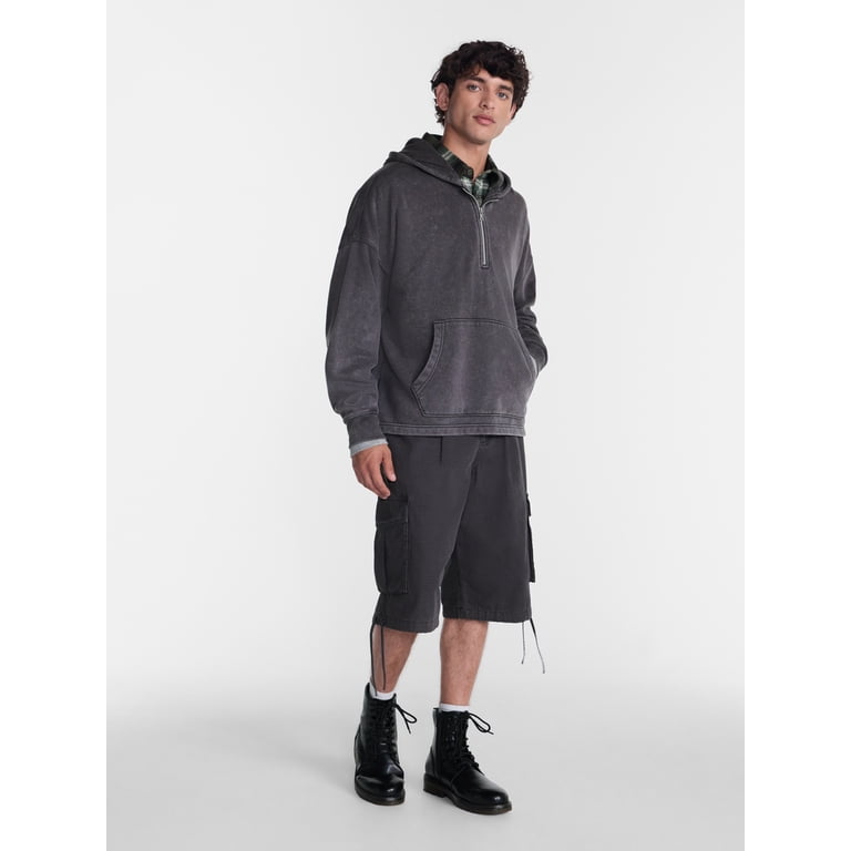 No Boundaries Boxy Fit Half Zip Hoodie photo 2
