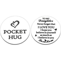 Easter Basket Stuffers for Girls Daughter Gifts from Mom Dad Pocket Hug for Daughter Birthday Gift for Women Mothers Day Graduation Gifts for Her First Confirmation Gifts for Teen Girls