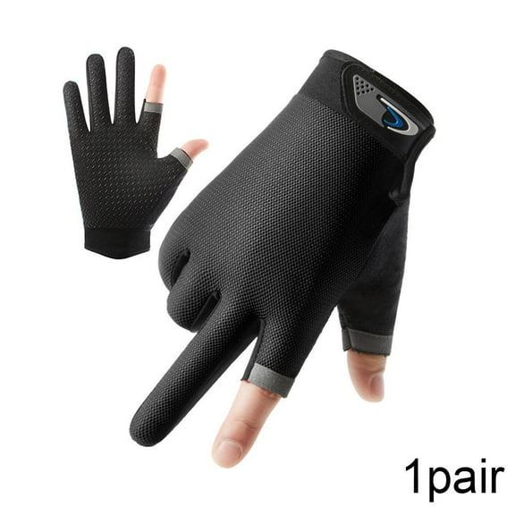 Fishing Gloves Anti-Slip Hunting Shooting Waterproof Sun Protection,, J5T8