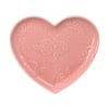 Pfaltzgraff Tea Rose Pink Heart Shaped Plate