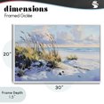 thumbnail image 4 of Stupell Industries Coastal Grassy Sand Dunes Beach White Framed Giclee Art, 30 x 20, by Gina Kelly, 4 of 8